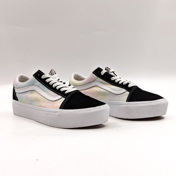 Vans Shoes - VANS Unisex Old Skool Pastel Clouds Stacked Black Sneakers size M7.5 W9